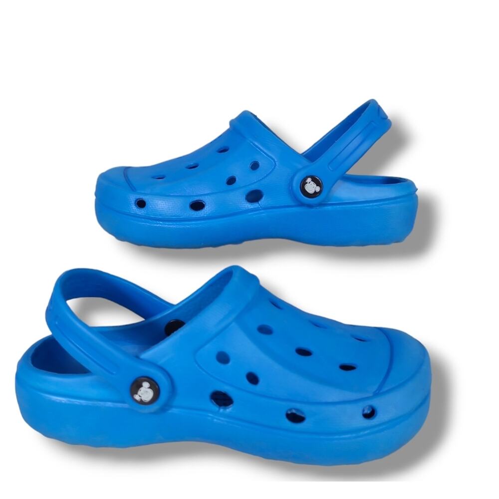 Lily & Dan Little Boy SZ 13 Blue Foam Lightweight Clog Shoes Waterproof Comfort